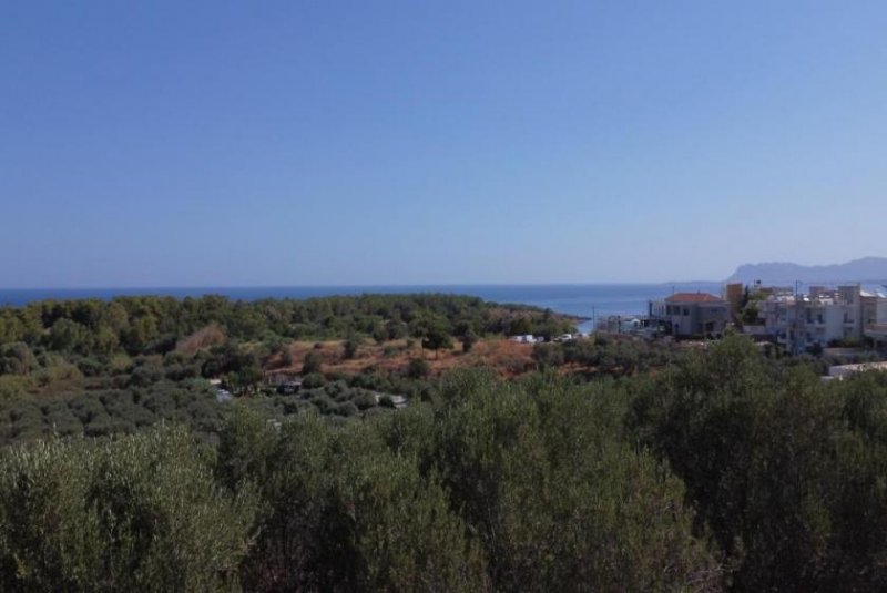 Agioi Apostoli Kreta, Agioi Apostoli: Grundstück mit Meerblick in der Nähe des Stadtzentrums zu verkaufen Grundstück kaufen